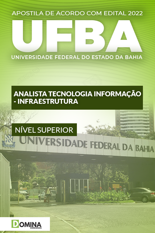 Apostila UFBA 2022 Analista Tecnologia Informação Infraestrutura