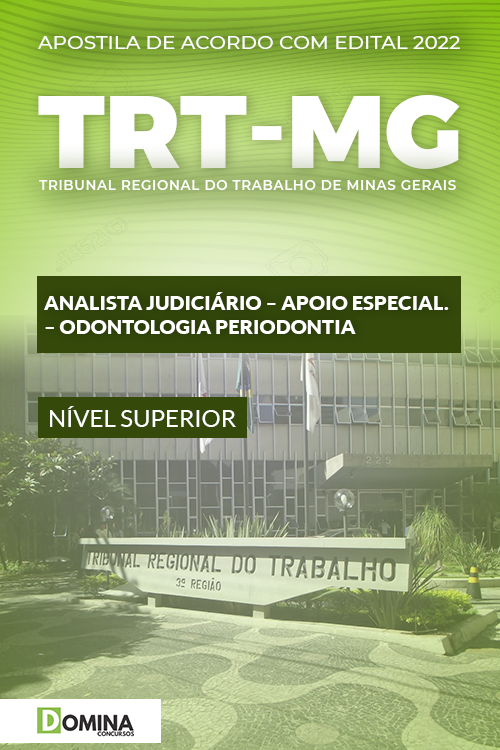 Apostila TRT MG 2022 Analista Judiciário Odontologia Periodontia