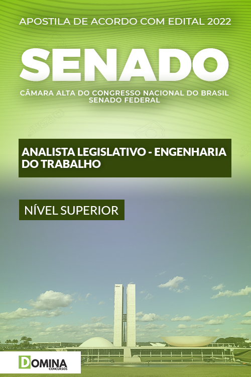 Apostila Senado Federal 2022 Analista Legislativo Engenheiro Trabalho