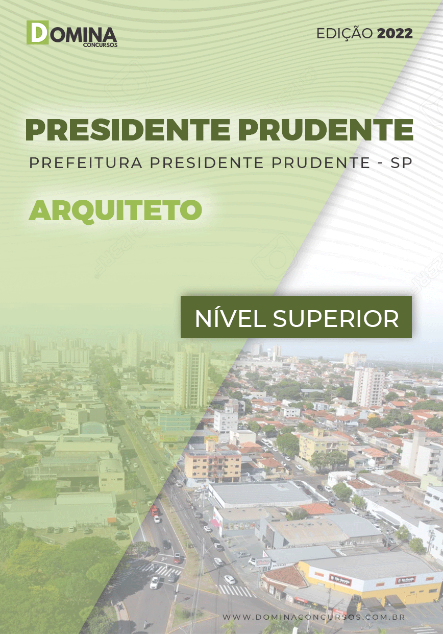 Apostila Pref Presidente Prudente SP 2022 Arquiteto