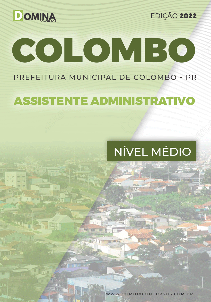 Apostila Pref Colombo PR 2022 Assistente Administrativo