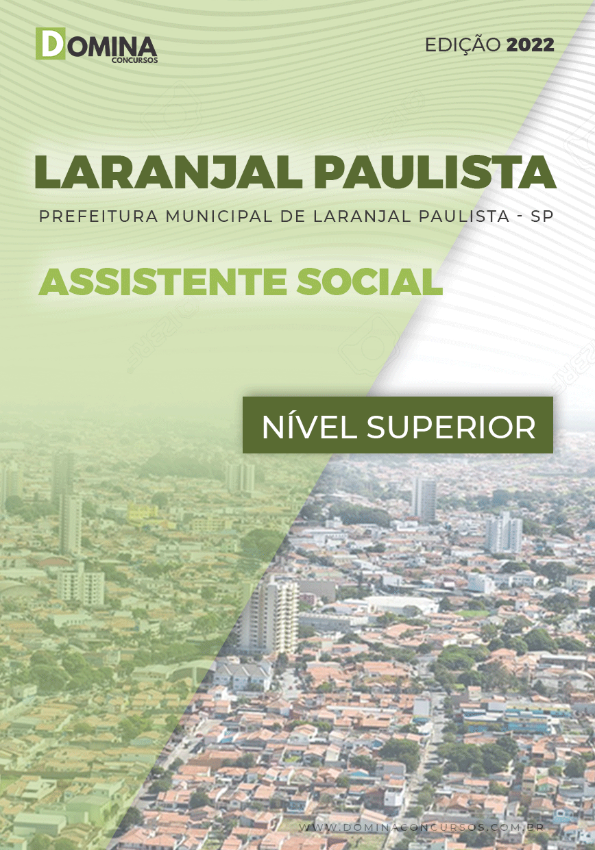 Apostila Digital Pref Laranjal Paulista SP 2022 Assistente Social