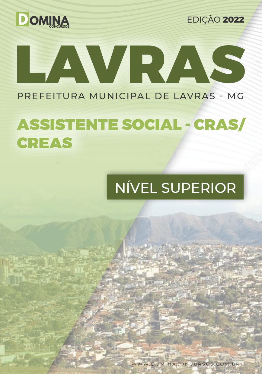 Apostila Concurso Pref Lavras MG 2022 Assistente Social CRAS