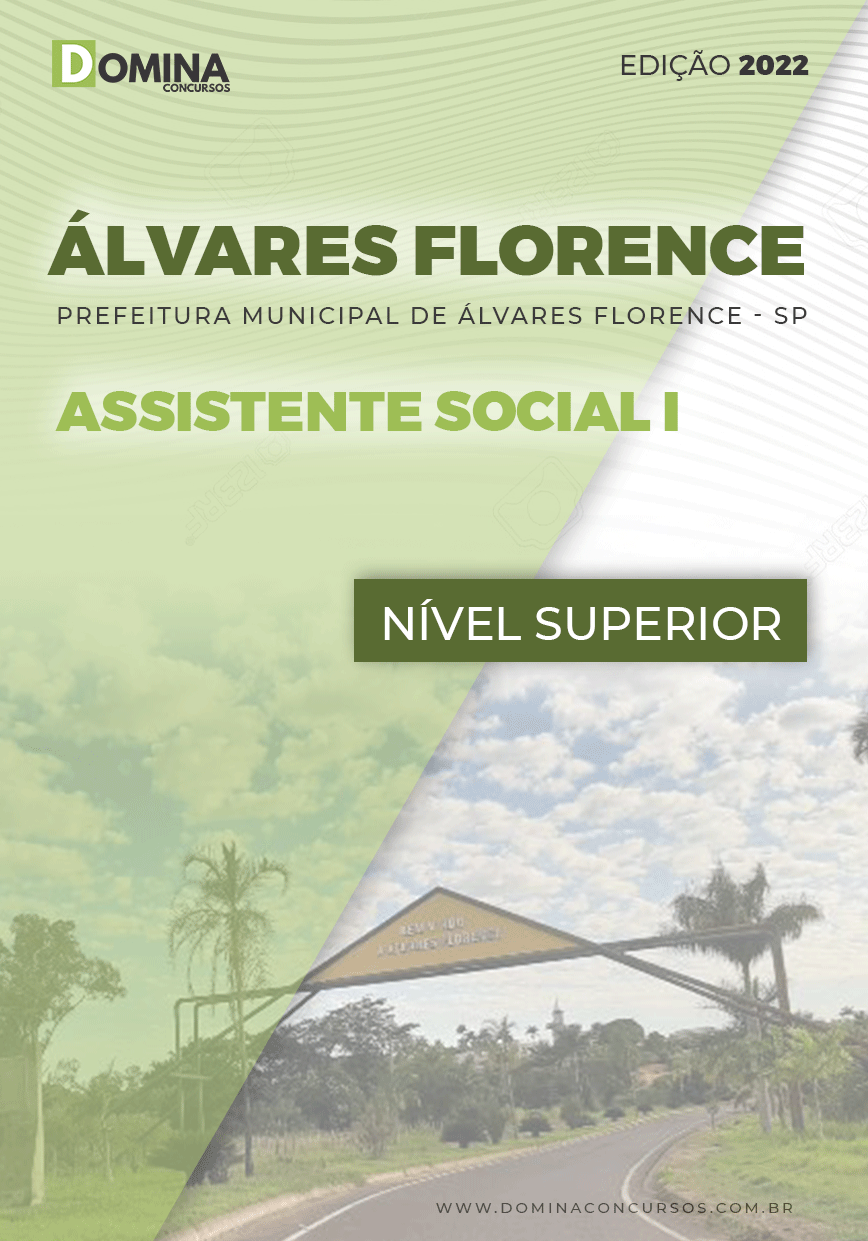 Apostila Pref Álvares Florence SP 2022 Assistente Social I