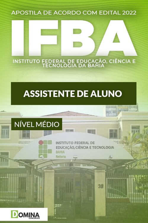 Apostila Digital IFBA 2022 Técnico Assuntos Educacionais