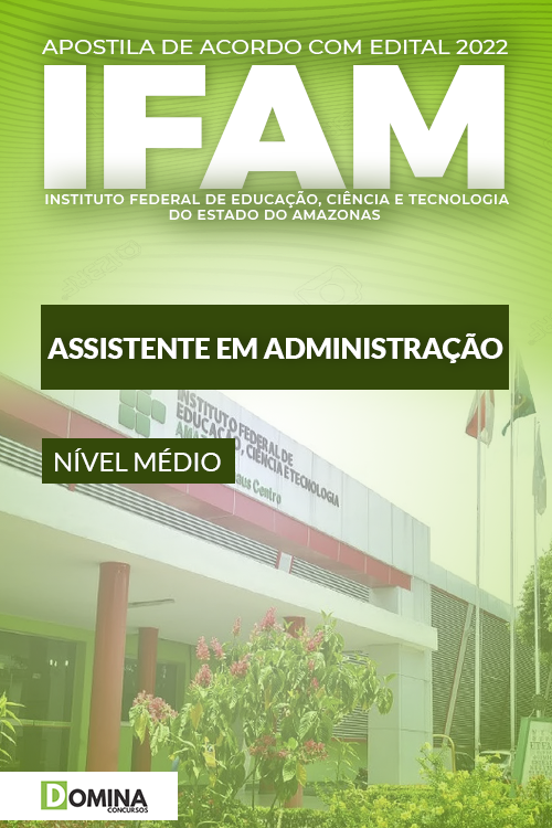 Apostila Digital IFAM 2022 Assistente Administração
