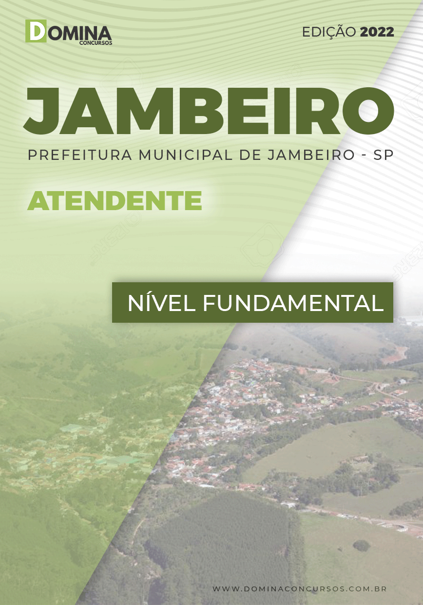 Apostila Digital Concurso Pref Jambeiro SP 2022 Atendente