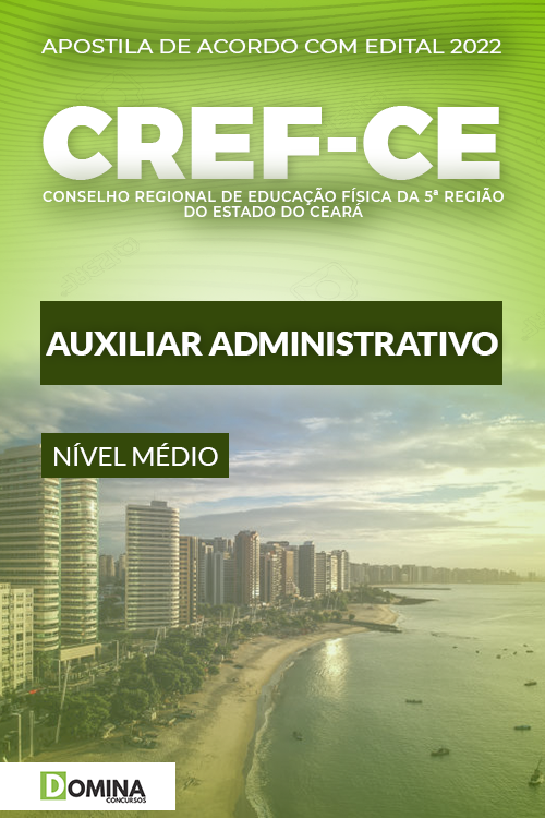 Apostila Concurso CREF CE 2022 Auxiliar Administrativo