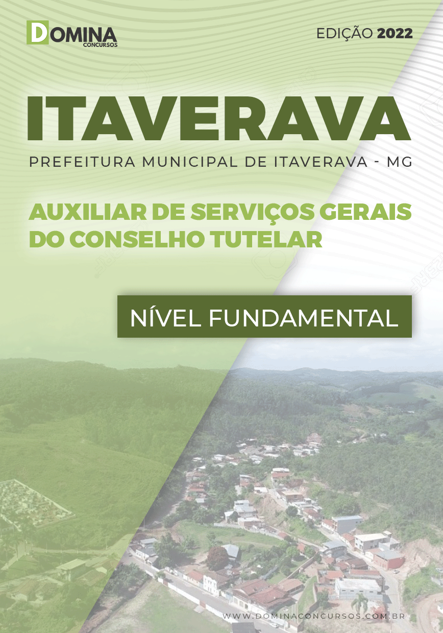 Apostila Pref Itaverava MG 2022 Aux Serviços Gerais Conselho Tutelar