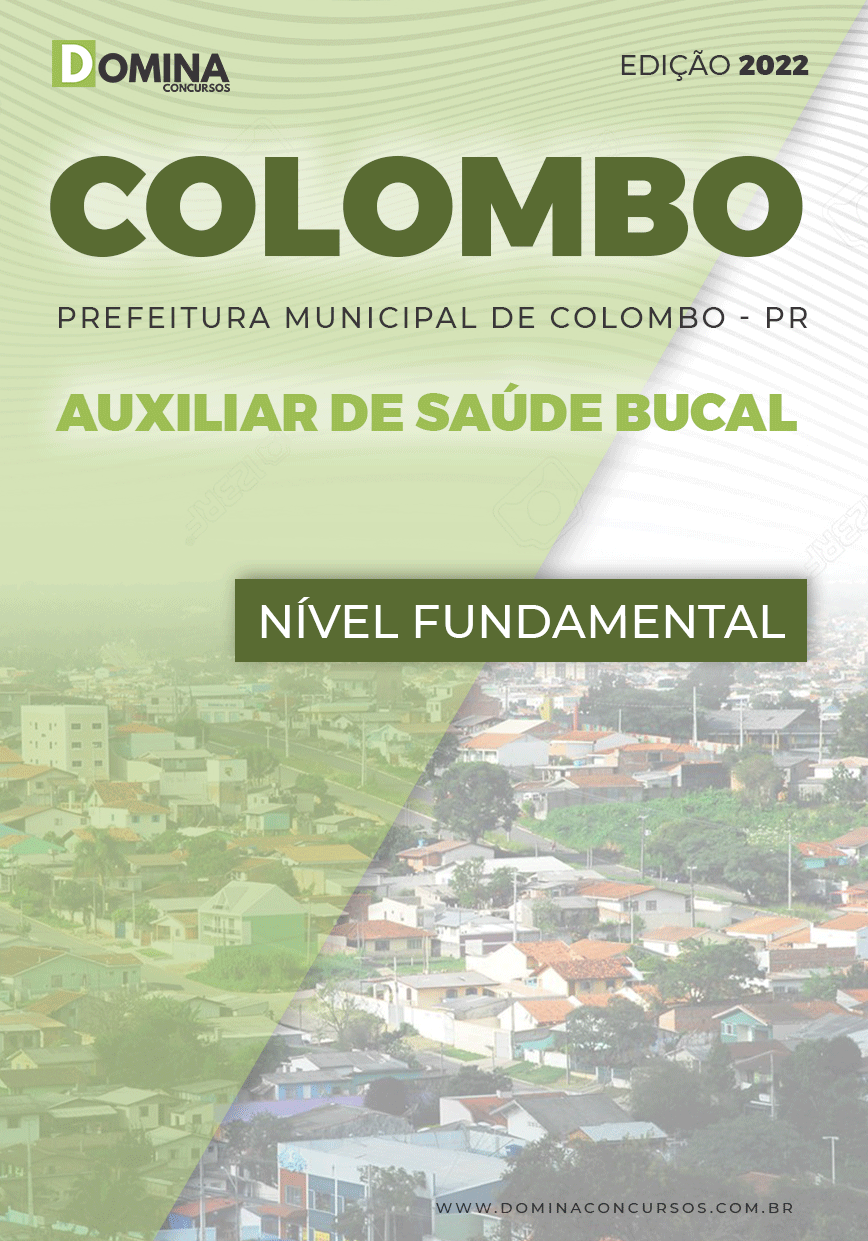 Apostila Concurso Pref Colombo PR 2022 Auxiliar Saúde Bucal