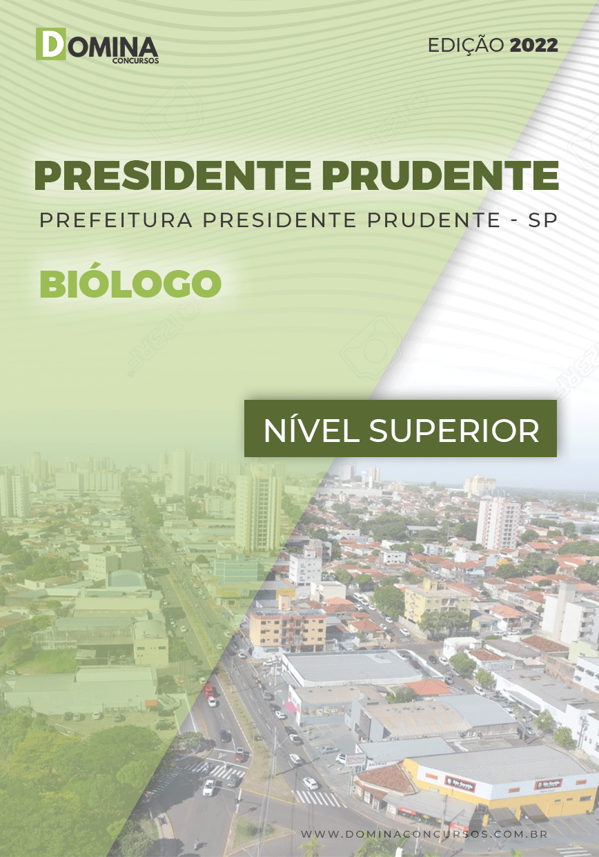 Apostila Pref Presidente Prudente SP 2022 Biólogo