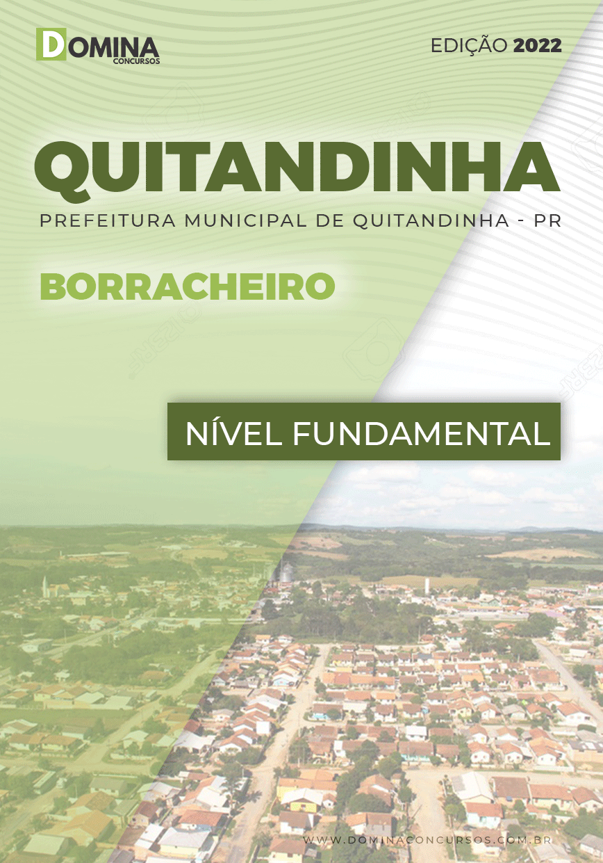 Apostila Concurso Pref Quitandinha PR 2022 Borracheiro