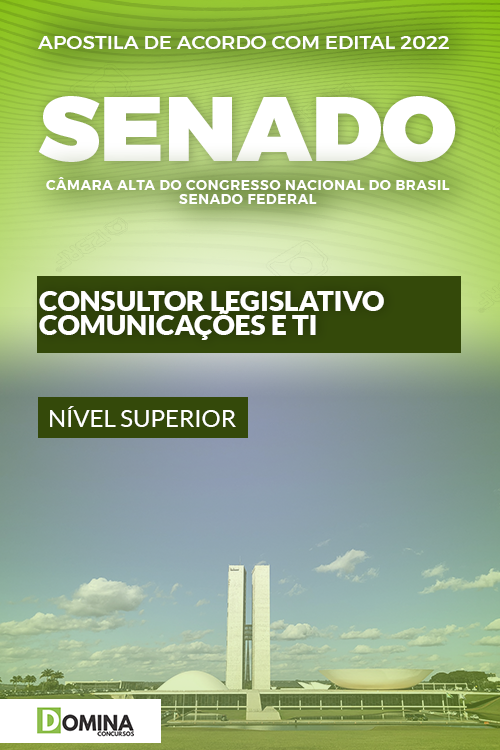 Apostila Senado Federal 2022 Consultor Legislativo Tecnologia Informação