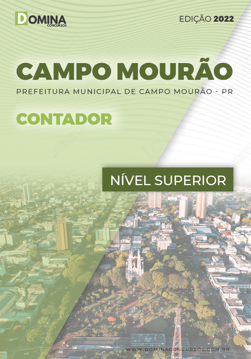 Apostila Digital Pref Campo Mourão PR 2022 Contador