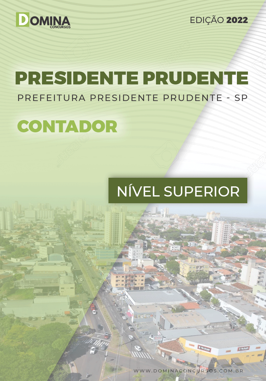 Apostila Pref Presidente Prudente SP 2022 Contador