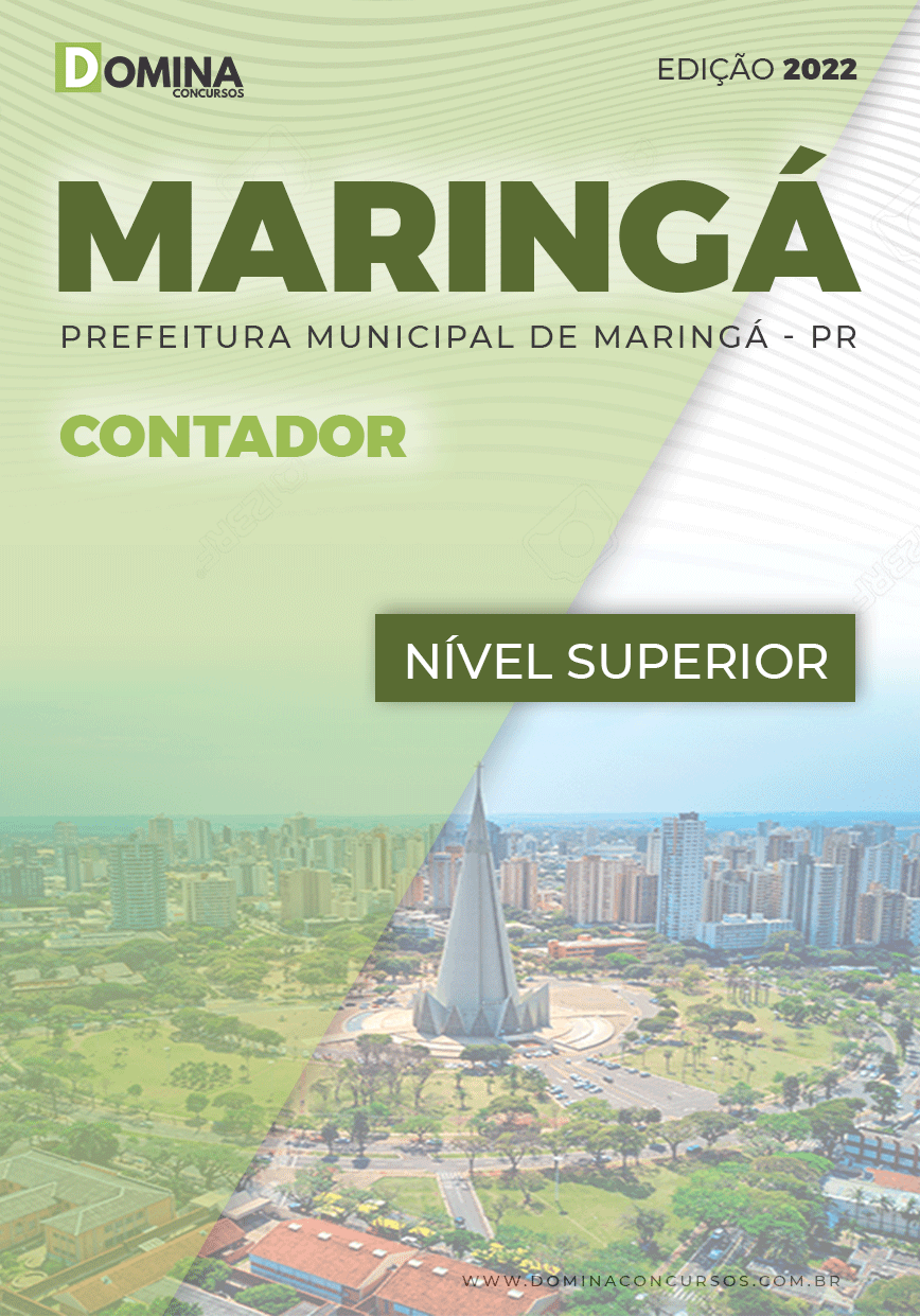 Apostila Digital Concurso Pref Maringá PR 2022 Contador
