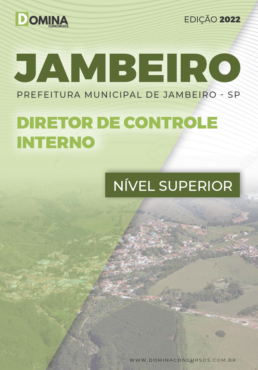 Apostila Pref Jambeiro SP 2022 Diretor de Controle Interno