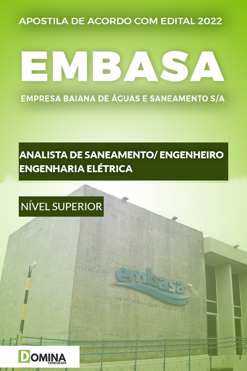 Apostila Concurso EMBASA BA 2022 Engenharia Elétrica