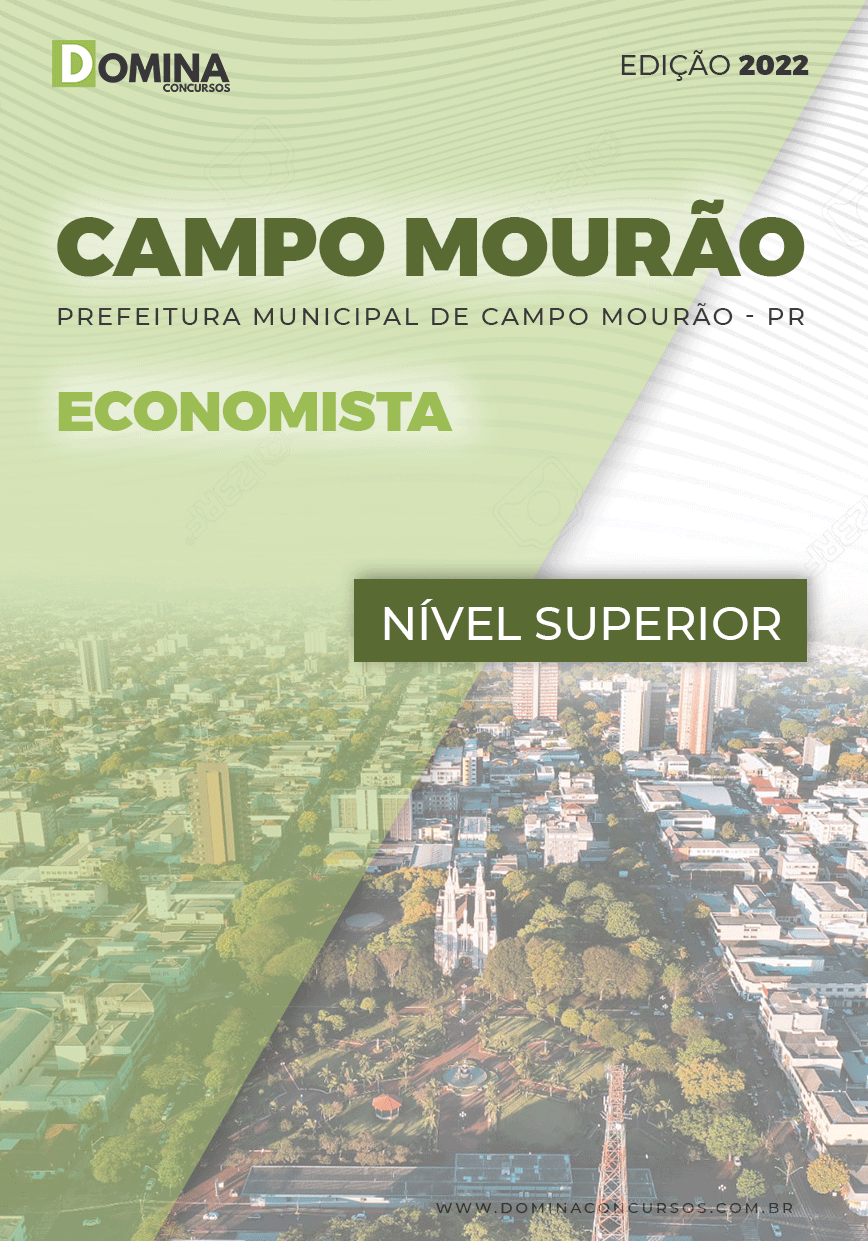 Apostila Digital Pref Campo Mourão PR 2022 Economista