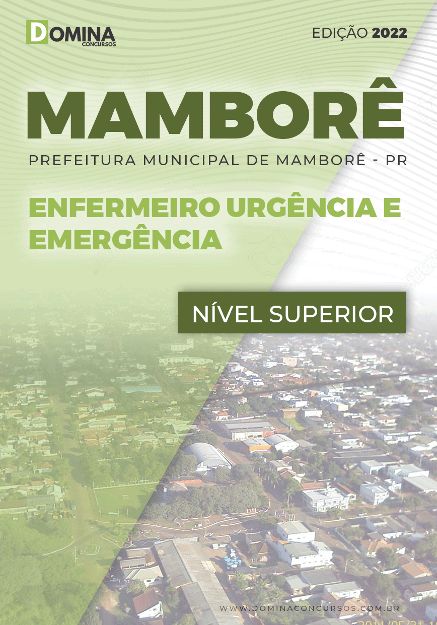 Apostila Pref Mamborê PR 2022 Enfermeiro Urgência Emergência