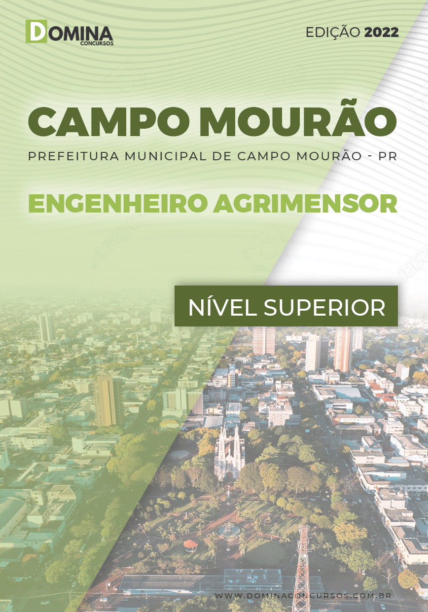 Apostila Pref Campo Mourão PR 2022 Engenheiro Agrimensor