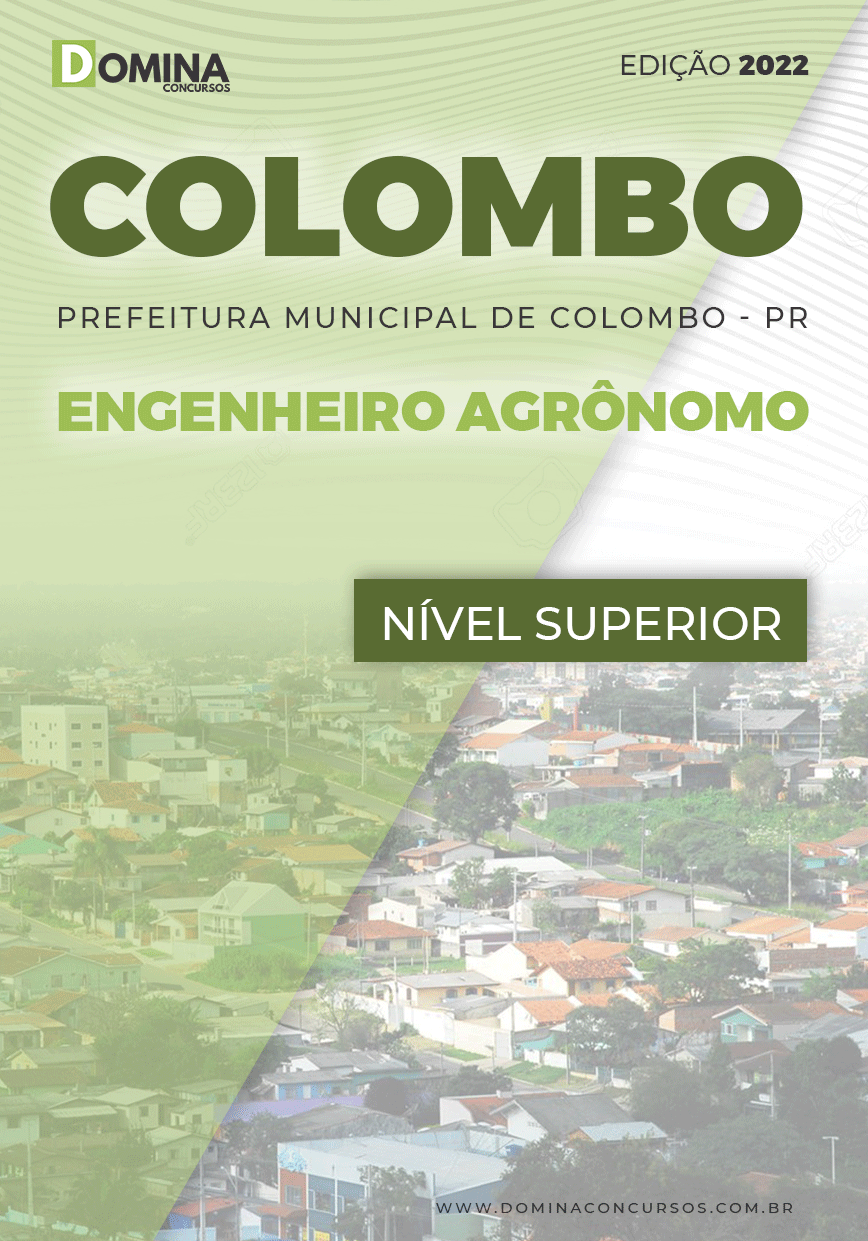Apostila Concurso Pref Colombo PR 2022 Engenheiro Agrônomo
