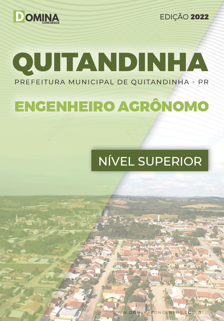 Apostila Pref Quitandinha PR 2022 Engenheiro Agrônomo