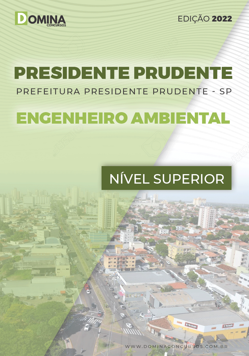 Apostila Pref Presidente Prudente SP 2022 Engenheiro Ambiental