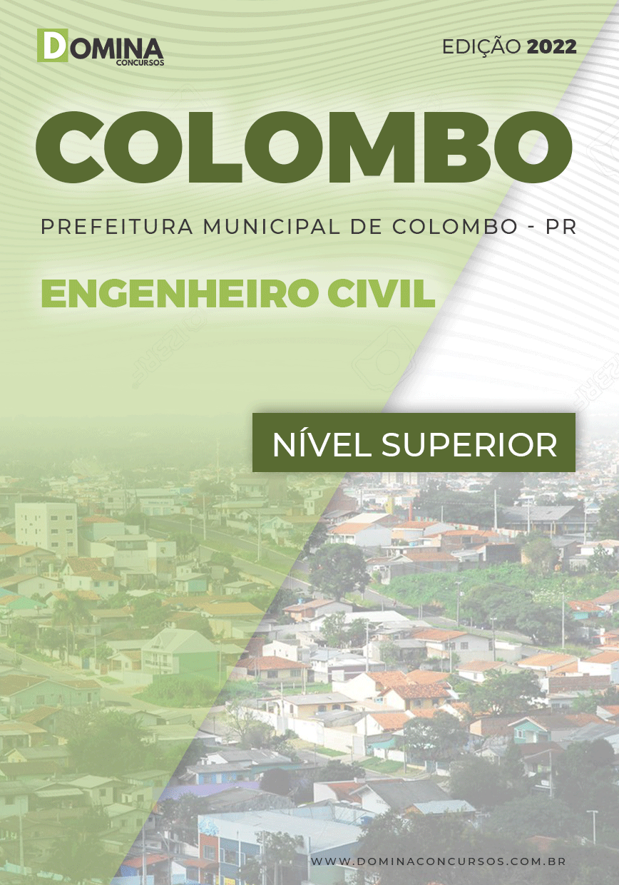 Apostila Concurso Pref Colombo PR 2022 Engenheiro Civil