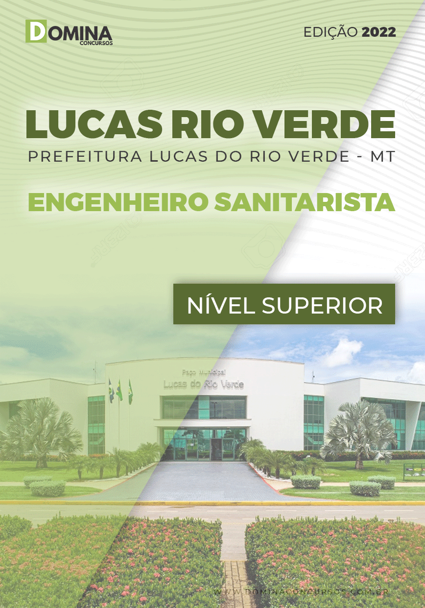 Apostila Pref Lucas Rio Verde MT 2022 Engenheiro Sanitário