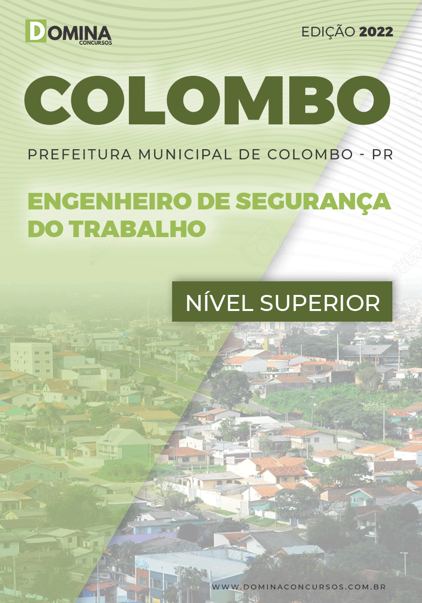 Apostila Pref Colombo PR 2022 Engenheiro Segurança Trabalho