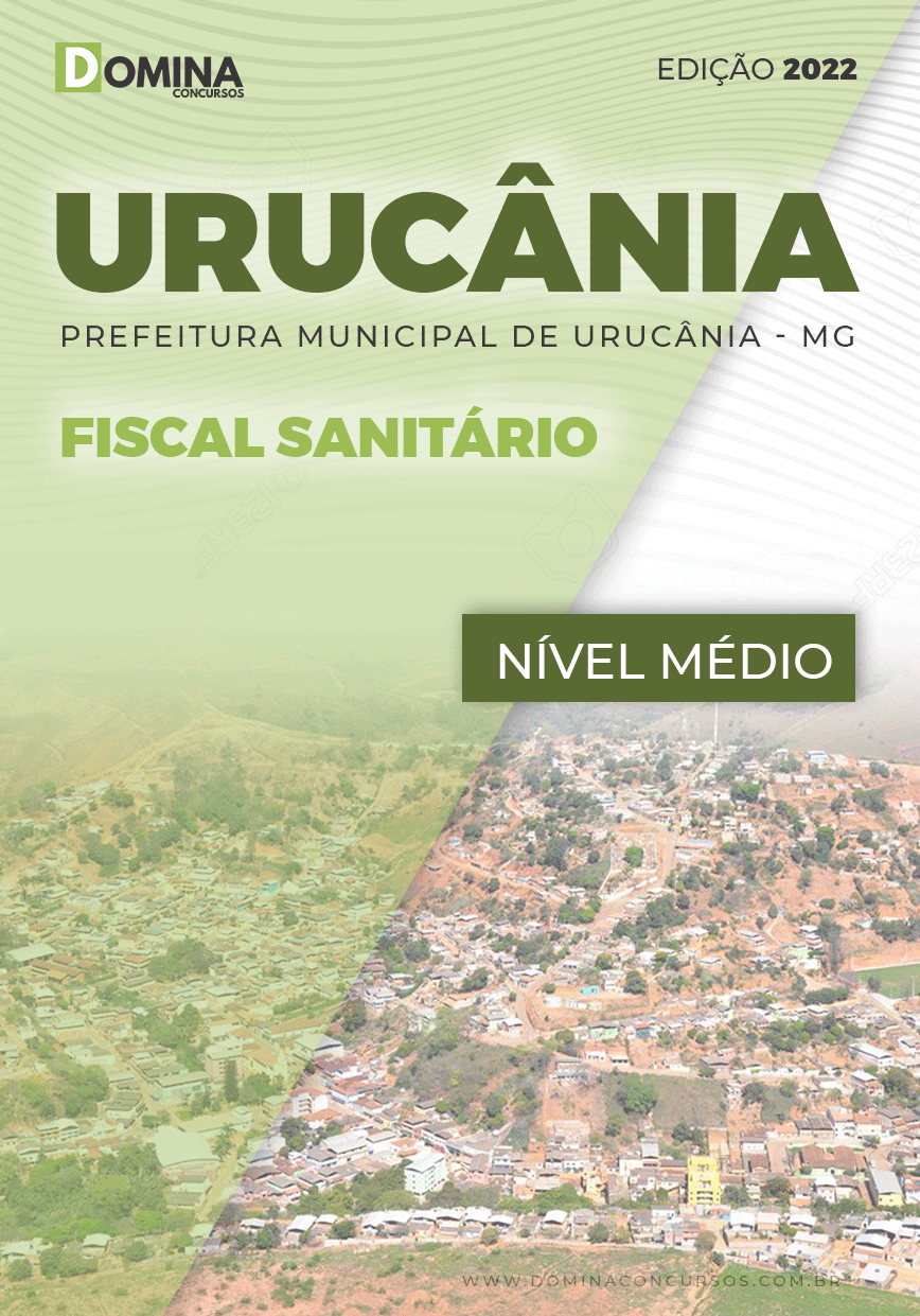 Apostila Digital Pref Urucânia MG 2022 Fiscal Sanitário