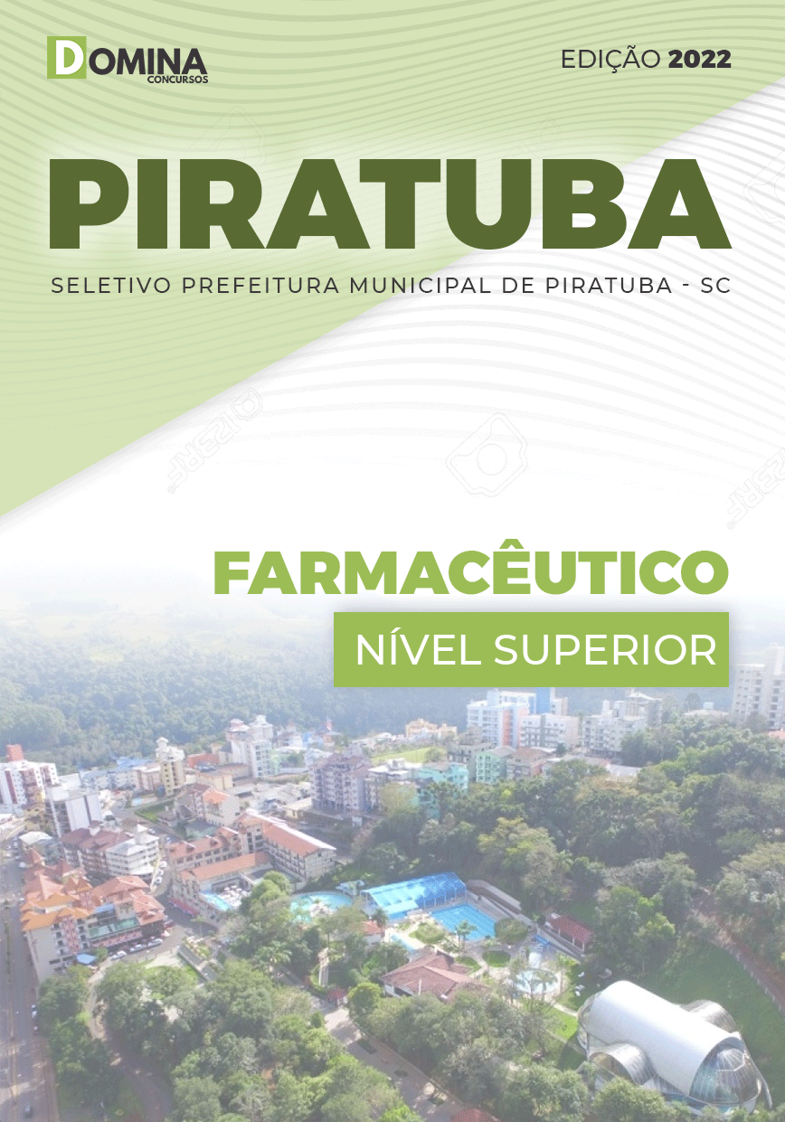 Apostila Digital Pref Piratuba SC 2022 Farmacêutica