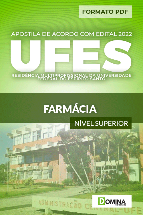 Apostila Concurso Residência UFES 2022 Farmácia