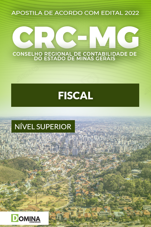 Apostila Digital Concurso Público CRC MG 2022 Fiscal