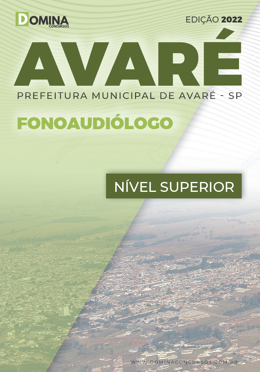 Apostila Digital Concurso Pref Avaré SP 2022 Fonoaudiólogo