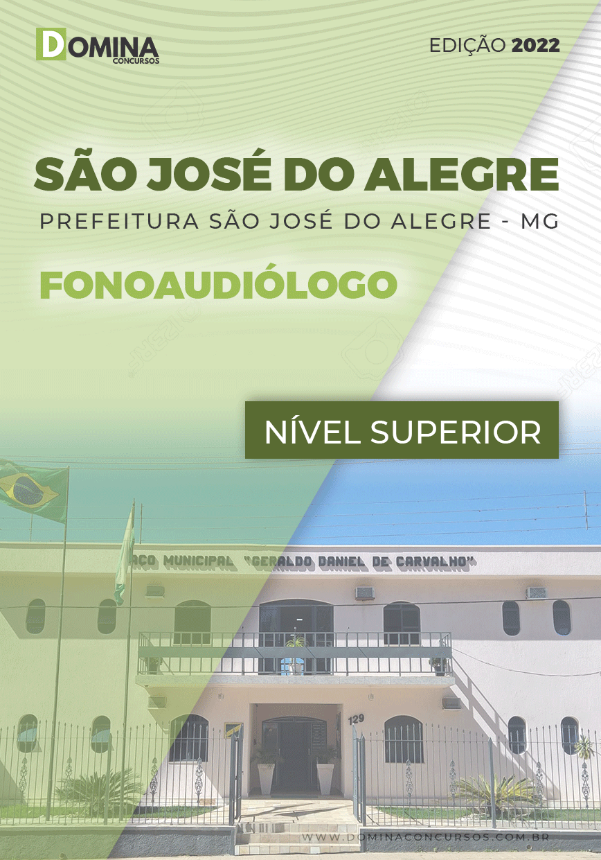Apostila Pref São José Alegre MG 2022 Fonoaudiólogo