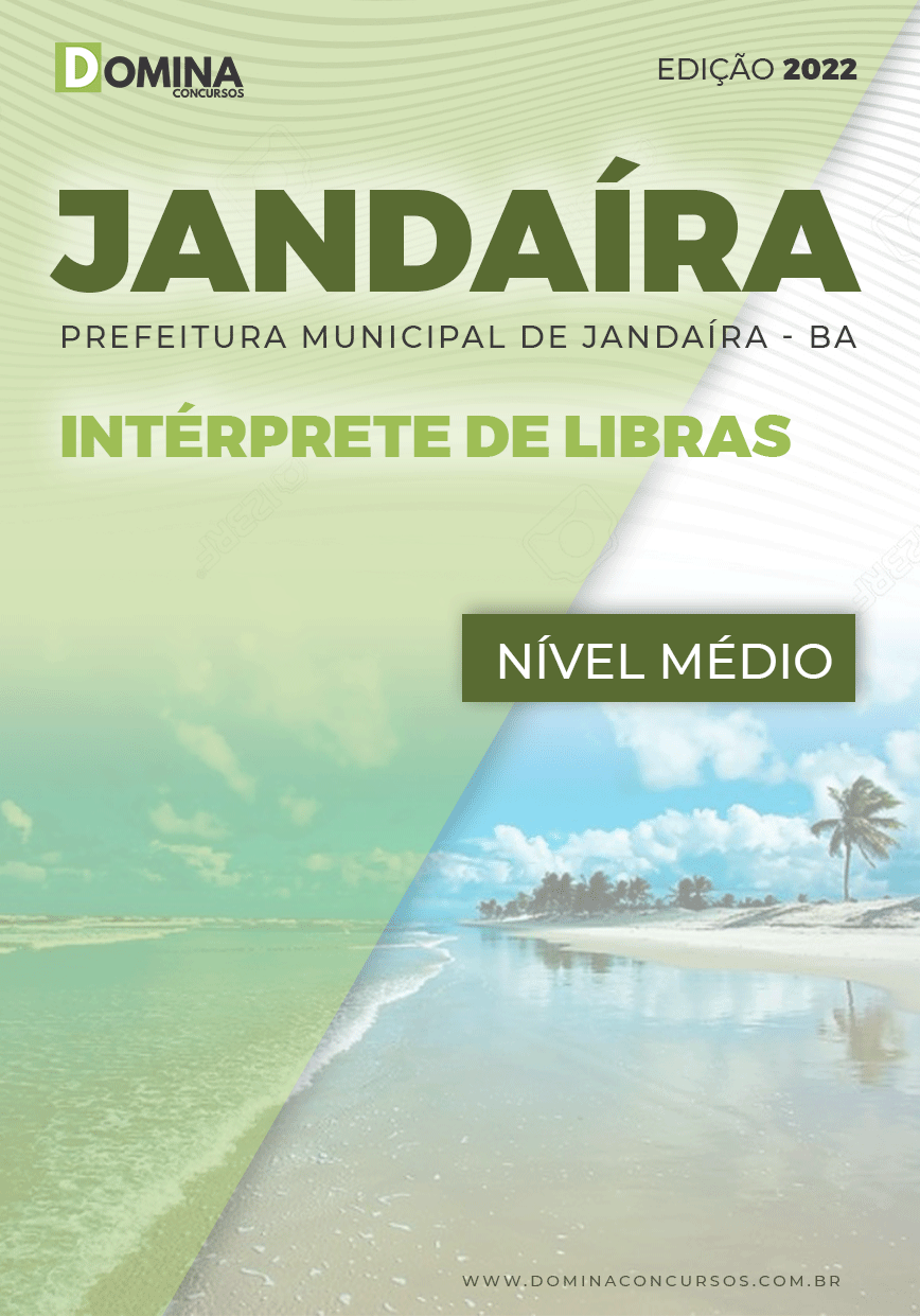 Apostila Digital Pref Jandaíra BA 2022 Interprete Libras