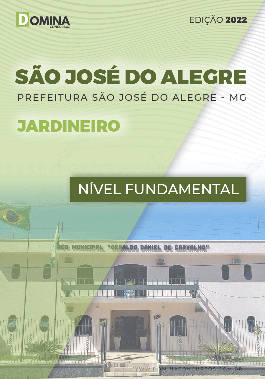 Apostila Digital Pref São José Alegre MG 2022 Jardineiro
