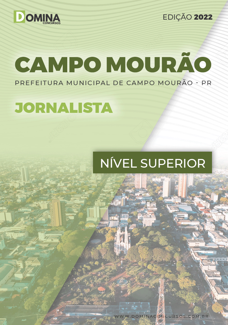 Apostila Digital Pref Campo Mourão PR 2022 Jornalista