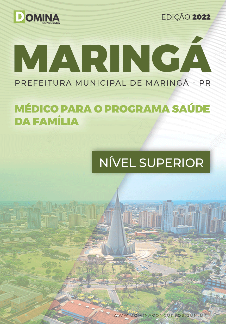 Apostila Pref Maringá PR 2022 Médico Programa Saúde Família