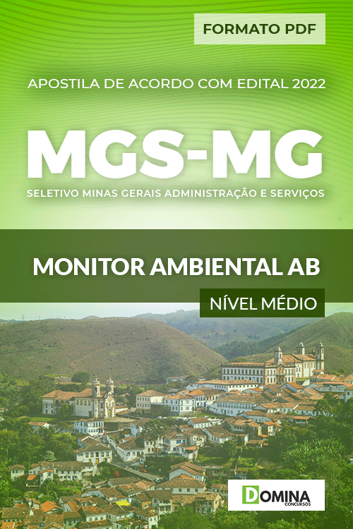 Apostila Seletivo MGS MG 2022 Monitor Ambiental AB