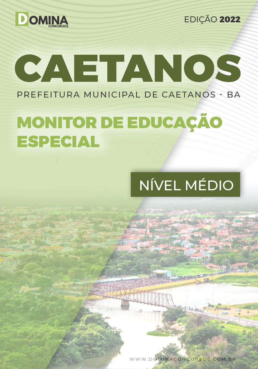 Apostila Pref Caetanos BA 2022 Monitor de Educação Especial