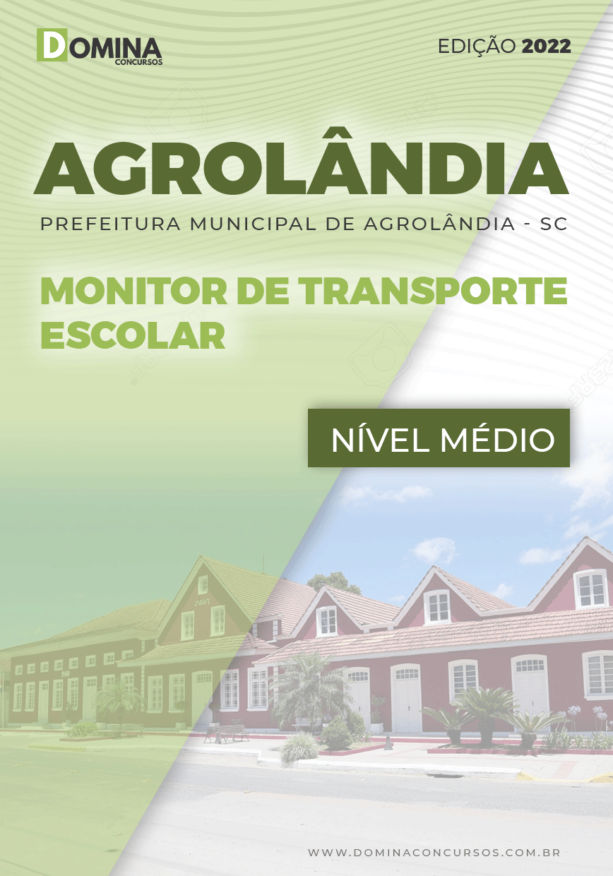 Apostila Pref Agrolândia SC 2022 Monitor Transporte Escolar