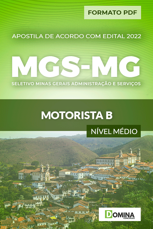 Apostila Processo Seletivo MGS MG 2022 Motorista B