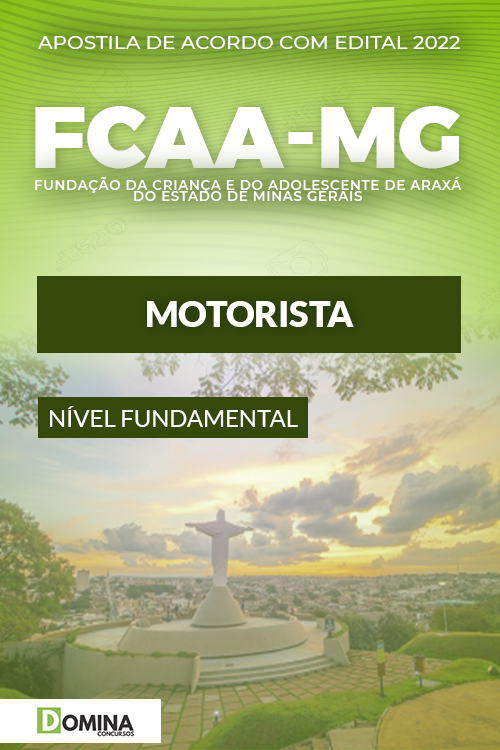 Apostila Digital Concurso FCAA MG 2022 Motorista