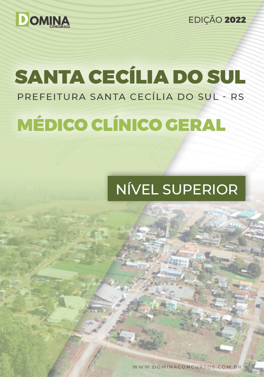 Apostila Pref Santa Cecília do Sul RS 2022 Médico Clínico Geral