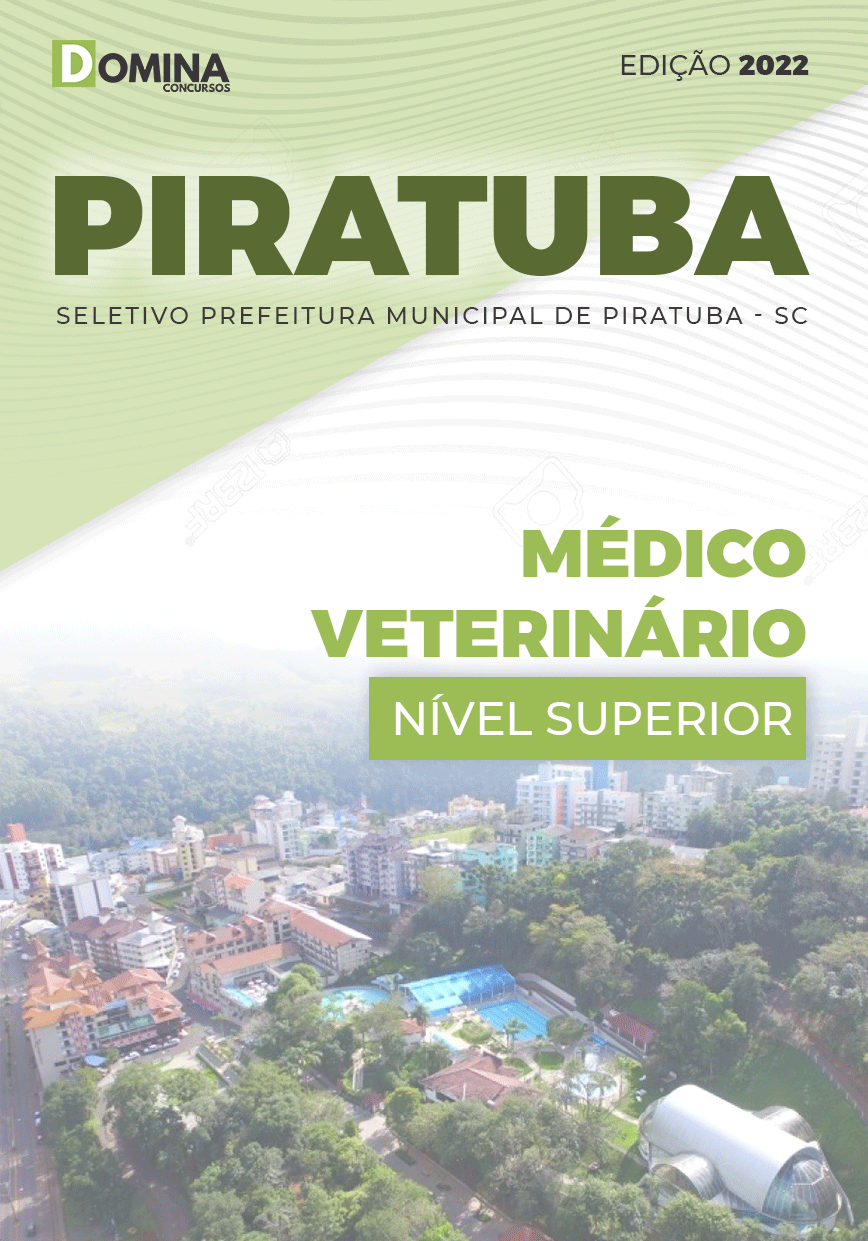 Apostila Digital Pref Piratuba SC 2022 Médico Veterinário