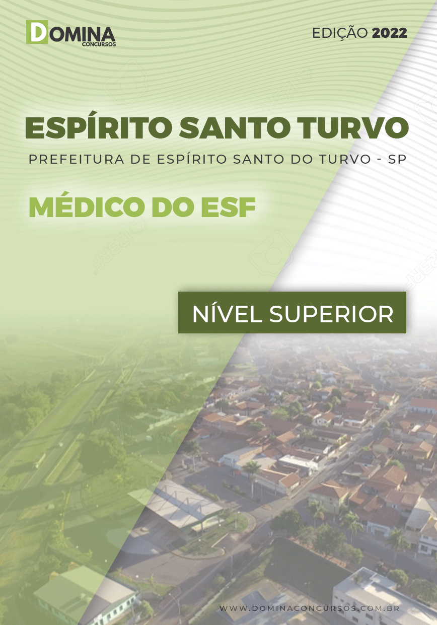 Apostila Pref Espírito Santo Turvo SP 2022 Médico ESF
