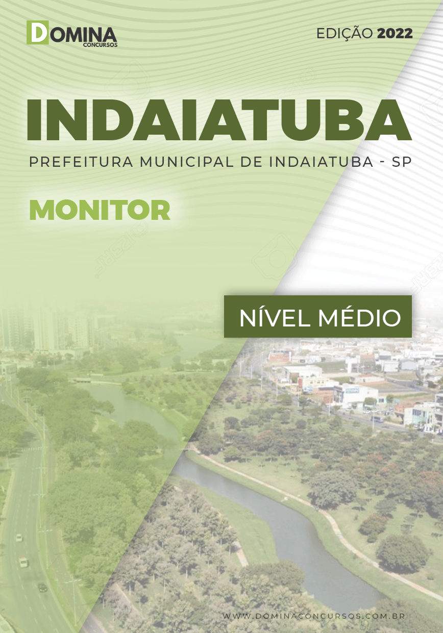 Apostila Digital Concurso Pref Indaiatuba SP 2022 Monitor